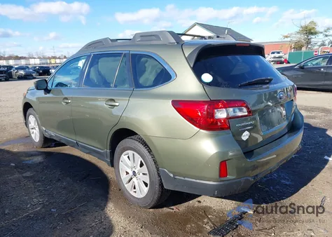 2015 Subaru Outback 2.5I Premium z USA, uszkodzony, nr VIN 4S4BSACC2F3363546